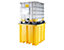 Auffangwanne für Fässer und IBC Container | für bis zu 4 Fässer | 2000 kg Tragfähigkeit | Certeo