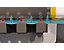 Zusammenlegbarer Membran-Kanalverschluss | BxL 63 x 75 cm | Certeo