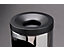 Cendrier-corbeille | acier peint époxy | Noir | 19 litres | 265x730 | Dos  | 1 pièce | medial