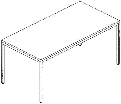 Schreibtisch, höhenverstellbar - BxT 1600 x 800 mm, 2 Unterschränke möglich, Buche-Dekor