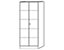 FINO Armoire de bureau - 4 tablettes, h x l x p 2004 x 800 x 420 mm - gris clair | 6100/5/5