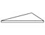 CALL-TEAM Plan de liaison - plateau d'angle avec traverses galvanisées / matériel de fixation - gris clair | HCP8/5