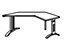 HAMMERBACHER ANNY Table d'angle 135° - largeur 2100 mm - blanc | KS21/W