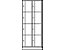 CP Armoire à casiers verrouillables - h x l x p 1950 x 770 x 540 mm, 8 casiers - gris noir RAL 7021 / aluminium RAL 9006