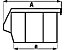 VIPA Sichtlagerkasten aus Polyethylen - LxBxH 485 x 298 x 189 mm - gelb, VE 12 Stk