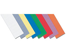 magnetoplan® Etiquettes ferrocard - h x l 10 x 40 mm, 3 lots de 205 pièces