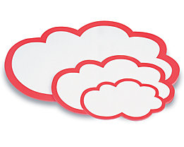 magnetoplan® Fiches cartonnées - mini-nuage, 5 lots de 20 pièces