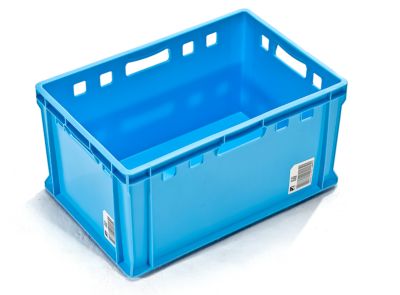 Image of utz Lebensmittelbehälter - Typ E3 Inhalt 60 l VE 5 Stk blau