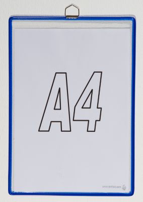 Image of Tarifold Hänge-Klarsichttasche - für Format DIN A4 - blau VE 10 Stk