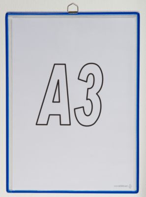 Image of Tarifold Hänge-Klarsichttasche - für Format DIN A3 - blau VE 10 Stk