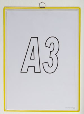 Image of Tarifold Hänge-Klarsichttasche - für Format DIN A3 - gelb VE 10 Stk
