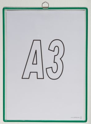 Image of Tarifold Hänge-Klarsichttasche - für Format DIN A3 - grün VE 10 Stk