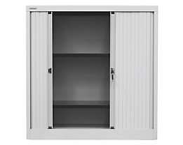 Bisley Armoire à rideaux Euro - 2 tablettes, 2,5 hauteurs de classeurs