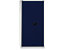 Bisley Armoire à portes battantes UNIVERSAL, h x l x p 1950 x 600 x 400 mm, 4 tablettes, 5 hauteurs de classeurs, gris clair | E782A04B645645