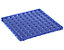 CLIPPY Kunststoff-Bodenrost, Polyethylen - 500 x 500 mm, Standard, VE 20 Stk - lichtgrau