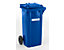 EUROKRAFT Großmülltonne aus Kunststoff, nach DIN EN 840 - Volumen 120 l, HxBxT 933 x 482 x 552 mm - blau, ab 5 Stk