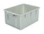 Kunststoff-Stapelbehälter - Inhalt 23 l, Außenmaße LxBxH 460 x 330 x 202 mm - grau, ab 10 Stk
