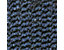 COBA Schmutzfangmatte für innen, Flor aus Polypropylen - LxB 1200 x 900 mm, VE 1 Stk - schwarz / blau