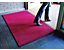 Tapis de propreté pour l'intérieur, fibres en polypropylène (PP) - L x l 900 x 600 mm, lot de 2 - rouge