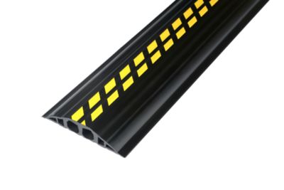 Image of EHA Kabelbrücke aus PVC - LxBxH 1500 x 200 x 35 mm - schwarz / gelb