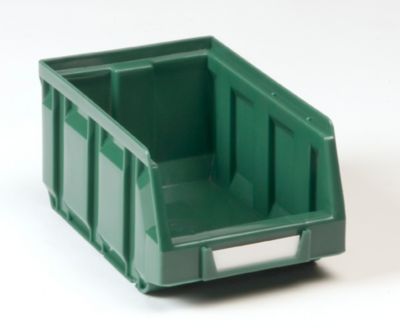 Image of VIPA Sichtlagerkasten aus Polyethylen - LxBxH 167 x 105 x 82 mm - grün VE 48 Stk