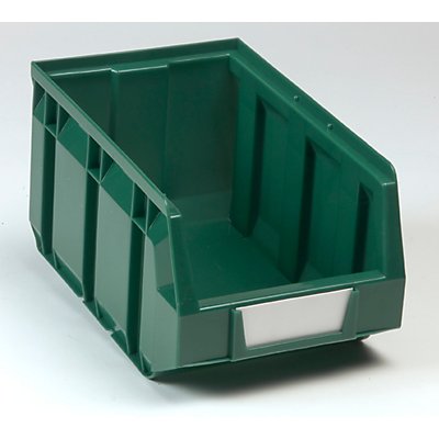 VIPA Sichtlagerkasten aus Polyethylen - LxBxH 237 x 144 x 123 mm - grün, VE 38 Stk