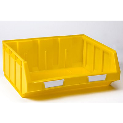 VIPA Sichtlagerkasten aus Polyethylen - LxBxH 345 x 410 x 164 mm - gelb, VE 8 Stk