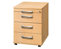 office akktiv ANNY Caisson roulant - 1 tirette-plumier, 3 tiroirs, profondeur 553 mm