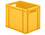 Euro-Format-Stapelbehälter, Wände und Boden geschlossen - LxBxH 400 x 300 x 320 mm - gelb, VE 5 Stk
