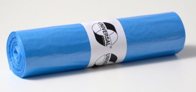 Kunststoffsäcke - Inhalt 120 l, BxH 700 x 1100 mm - Materialstärke 37 µm, blau, VE 250 Stk
