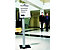 Durable Panneau sur pied avec tableau d'affichage - en aluminium - format A4, l x h 210 x 297 mm