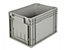 Stapelbehälter aus Polypropylen - Inhalt 24 l, Außenmaße LxBxH 400 x 300 x 280 mm - natur, ab 10 Stk