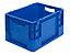VECTURA Industriebehälter - Inhalt 20 l, LxBxH 400 x 300 x 220 mm, VE 5 Stk - blau