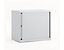 Bisley Armoire à rideaux Euro, largeur 1000 mm, 1 tablette, gris clair | ET410/06/1S.LGAV7