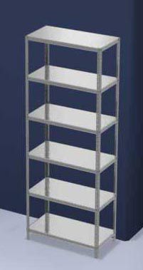 hofe Schwerlast-Schraubregal, verzinkt - Regalhöhe 2500 mm | certeo.de