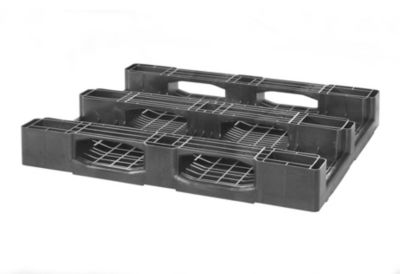 Lot de 10 palettes perdues pour charges lourdes - L x l x h 1200 x 1000 x 160 mm - charge max. statique 14000 kg, 3 lots et +
