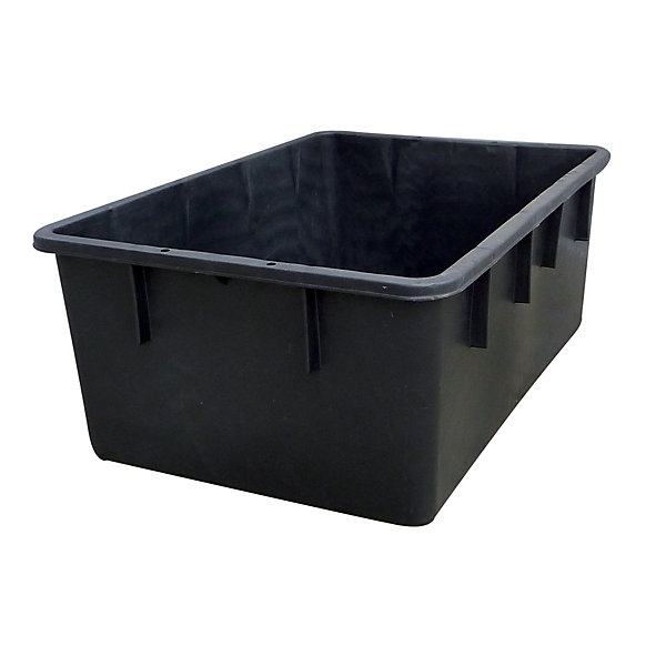 Image of Stapelbehälter aus Polyethylen konische Bauform - Inhalt 160 l - schwarz ab 10 Stk