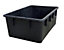 Stapelbehälter aus Polyethylen, konische Bauform - Inhalt 160 l - schwarz, ab 10 Stk
