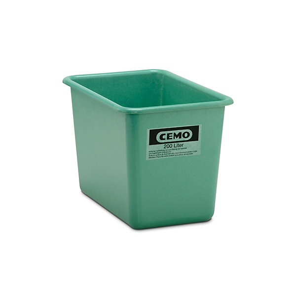 Image of CEMO Großbehälter aus GfK - Inhalt 200 l LxBxH 873 x 572 x 585 mm - grün