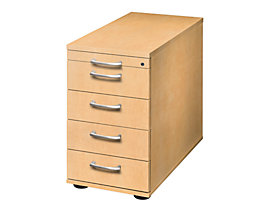 office akktiv ANNY Caisson fixe - 1 tirette plumier, 4 tiroirs