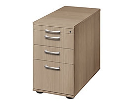 office akktiv ANNY Caisson fixe - 1 tirette plumier, 2 tiroirs, 1 tiroir pour dossiers