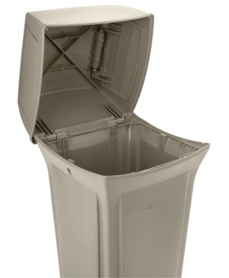 Image of Rubbermaid Abfallbehälter (PE) - feuerhemmend Volumen 133 Liter - beige