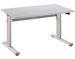 UPLINER Bureau sur pieds à hauteur réglable électriquement - 725 – 1185 mm, l x p 1200 x 800 mm