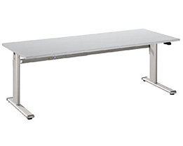 UPLINER Bureau sur pieds à hauteur réglable électriquement - 725 – 1185 mm, l x p 1800 x 800 mm