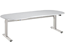 UPLINER Bureau sur pieds à hauteur réglable électriquement - 725 – 1185 mm, l x p 2000 x 1000 mm