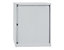 Bisley Armoire à rideaux Euro, largeur 1000 mm, 1 tablette, gris clair | ET410/06/1S.LGAV7