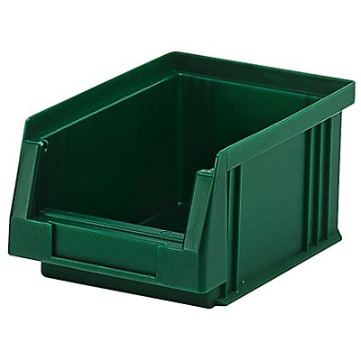 Sichtlagerkasten aus Polypropylen - Inhalt 0,7 l, VE 25 Stk - grün