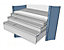 Schublade für Regal-Schranksystem - Höhe 100 mm - für Regaltiefe 400 mm