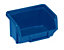 Terry Sichtlagerkasten aus Polypropylen - LxBxH 100 x 109 x 53 mm - blau, VE 40 Stk