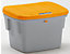 EUROKRAFT Universal- und Streubehälter - Volumen 60 Liter - Deckel orange